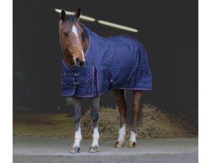 Stájová deka EQUITHEME 840D tmavě modrá 300g 155cm