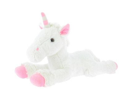Hračka EQUI-KIDS Licorne bílý/růžový 55cm