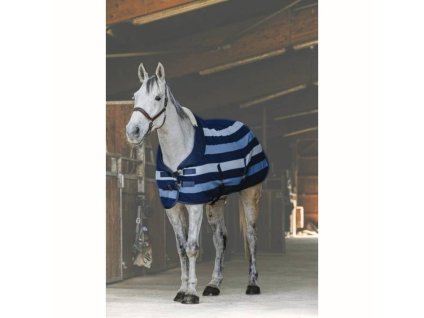 Odpocovací deka EQUITHEME Confortech Polar tmavě modrá 125cm
