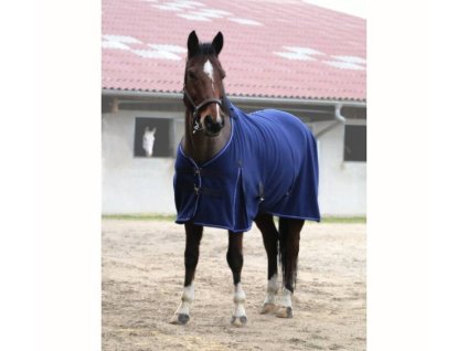 Odpocovací deka EQUITHEME Classic tmavě modrá 125cm