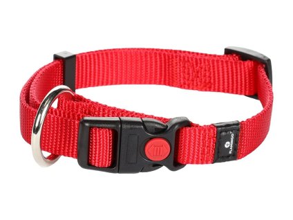 Obojek FLAMINGO Ziggi červený (S) 30-45x1,5cm