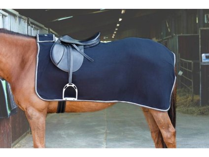 Bederní deka RIDING WORLD Polar fleecová černá 150cm
