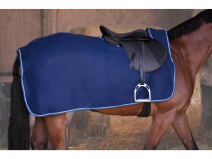 Bederní deka RIDING WORLD Polar fleecová modrá 125cm