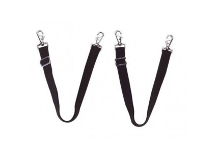 EQUITHEME Elastické popruhy mezi zadní nohy černé (DOPRODEJ)