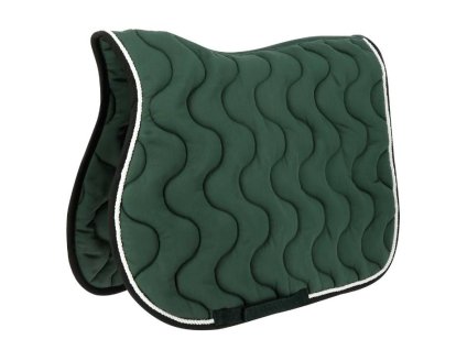 Všestranná podsedlová dečka EQUITHEME Polyfun dark green/black SHETTY