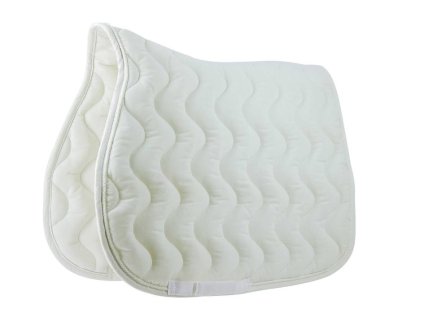 Všestranná podsedlová dečka EQUITHEME Polyfun white/white PVS