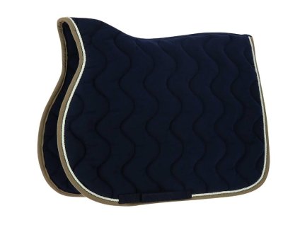 Všestranná podsedlová dečka EQUITHEME Polyfun blue/taupe PVS