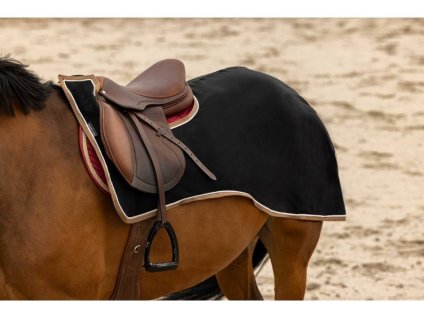 Bederní deka EQUITHEME Polyfun černá 140cm