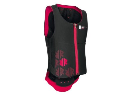 Dětský bezpečnostní chránič páteře KOMPERDELL Junior black/fuchsia (152)