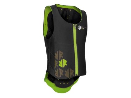 Dětský bezpečnostní chránič páteře KOMPERDELL Junior black/green (116)