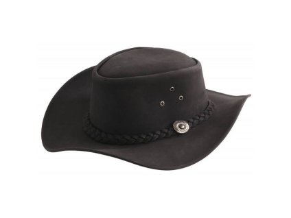 Westernový klobouk RANDOL'S Oiled černý (XL)