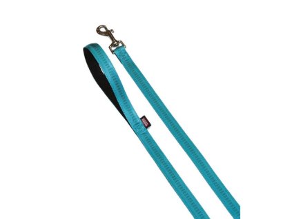 Vodítko NOBBY Soft Grip nylonové tyrkysové 1x120cm (DOPRODEJ)