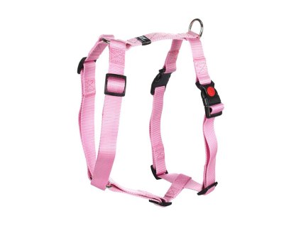 Postroj FLAMINGO Ziggi růžový (L) 60-85x2,5cm