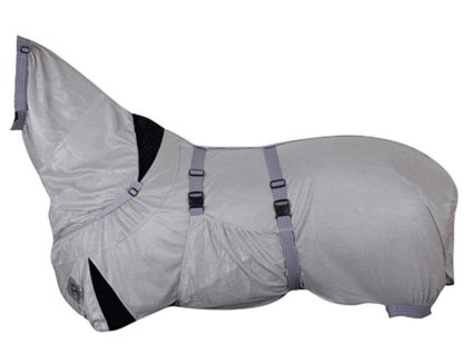 Deka proti hmyzu PREMIERE s krkem a laclem pod břicho grey 125cm