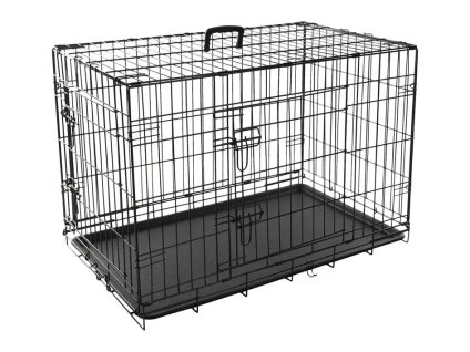 Klec pro psy FLAMINGO černá 109x70x76cm