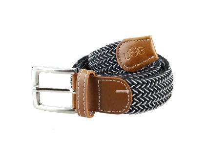 Pásek USG Breezy černý/bílý 110cm (DOPRODEJ)