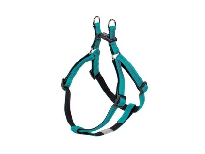 Postroj NOBBY Soft Grip nylonový tyrkysový 1x30-40cm