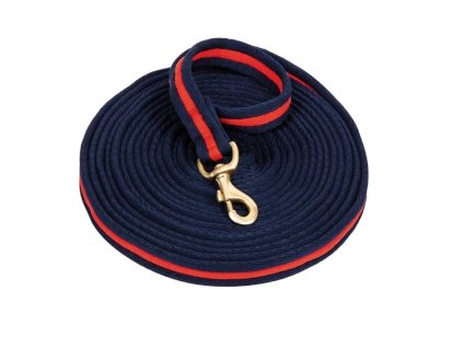 Lonž USG Soft modrá/červená 8m