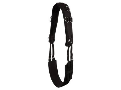 Lonžovací obřišník PREMIERE Artificial Fur černý PONY (DOPRODEJ)