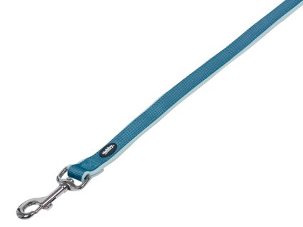 Vodítko NOBBY Classic Preno neoprenové světle modré (L/XL) 120cm