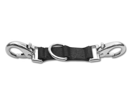 Lonžovací spojka WALDHAUSEN black 18cm