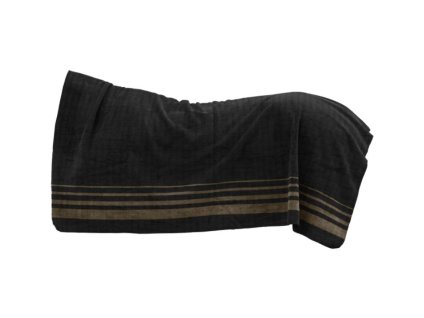 Odpocovací deka WALDHAUSEN Sölden fleecová černá