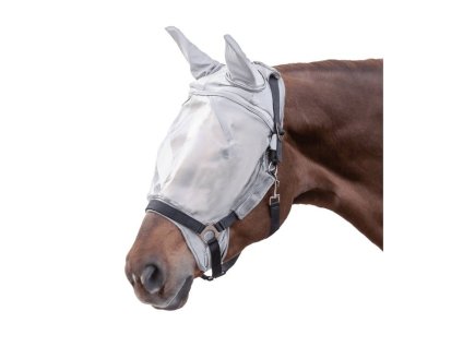 Maska proti hmyzu WALDHAUSEN Premium jezdecká silver grey COB