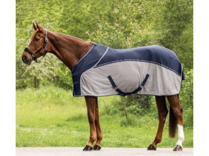 Deka síťovaná WALDHAUSEN Cooler Fly-Summer night blue/grey 165cm