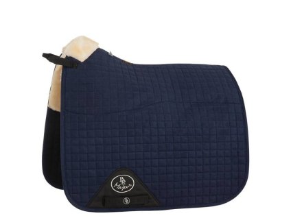 Drezurní podsedlová dečka BR s beránkem blue DR FULL (DOPRODEJ)