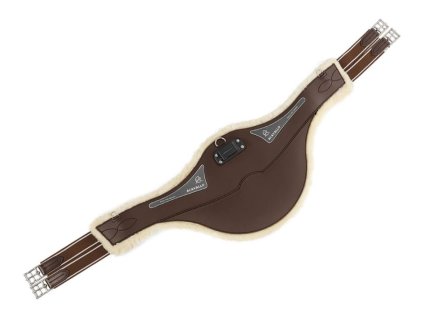 Okopávací podbřišník ACAVALLO s beránkem hnědý 115cm