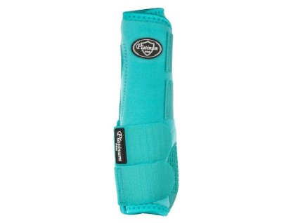 Westernové kamaše PLATINUM PRO Star přední turquoise (XL)