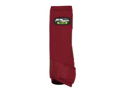 Kloubové kamaše PRO-TECH Airflow zadní vínové (L)