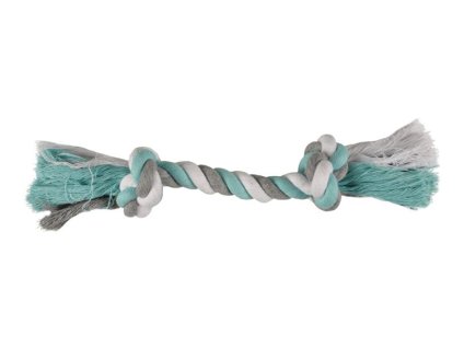 Hračka FLAMINGO bavlna - dvojuzel modrobílošedý (XL) (DOPRODEJ)