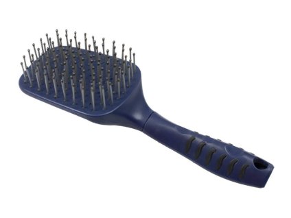 Hřeben na hřívu UMBRIA EQUITAZIONE ergonomická rukojeť blue