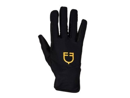 Dámské rukavice EQUESTRO Lycra černé (XXS)