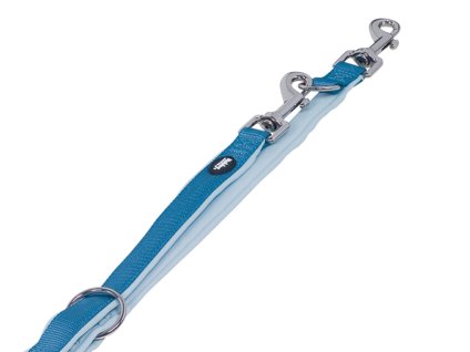 Vodítko NOBBY Classic Preno neoprenové světle modré (M/L) 200cm (DOPRODEJ)