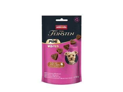 VOM FEINSTEN Mini Bites kuře, zvěřina a jablko 50g