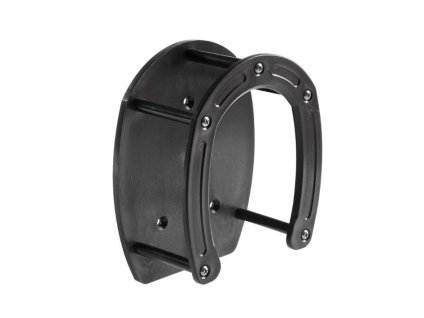 Závěsný věšák HIPPOTONIC na uzdečky ve tvaru podkovy černý