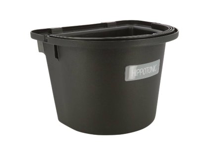 Závěsný žlab HIPPOTONIC s uchem černý