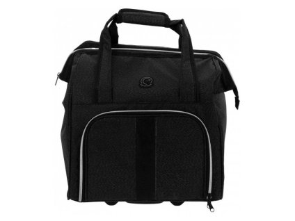 Taška na čištění EQUITHEME na kolečkách černá