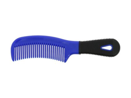 Hřeben na hřívu HIPPOTONIC Soft PVC blue
