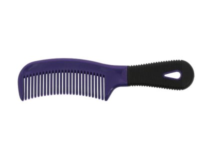 Hřeben na hřívu HIPPOTONIC Soft PVC violet