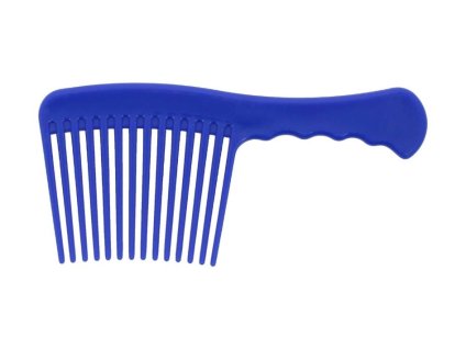 Hřeben na hřívu HIPPOTONIC Soft Wide blue
