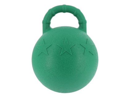 Míč pro koně HIPPOTONIC s madlem green