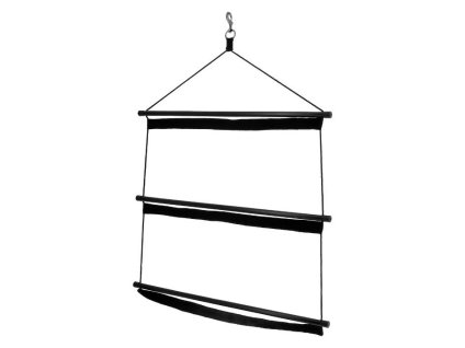 Věšák HIPPOTONIC na sušení podsedlových deček černý