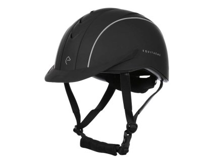 Bezpečnostní helma EQUITHEME Compet black (52-56)