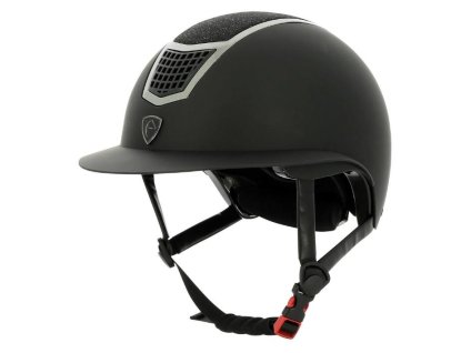 Bezpečnostní helma EQUITHEME Airy L black celestial/black (53-55)