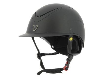 Bezpečnostní helma EQUITHEME Wings MIPS black matt (58-60)