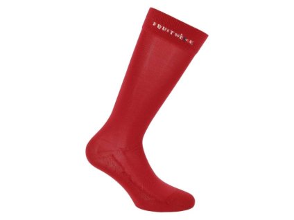 Podkolenky EQUITHEME Classic red (39-41)