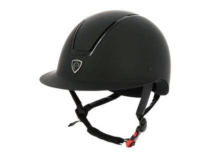 Bezpečnostní helma EQUITHEME Glin Mat black matt/black (58-60)